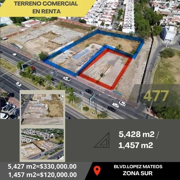 TERRENO EN RENTA SOBRE BLVD.LOPEZ MATEOS SUR TERRENO EN RENTA SOBRE BLVD.LOPEZ MATEOS SUR