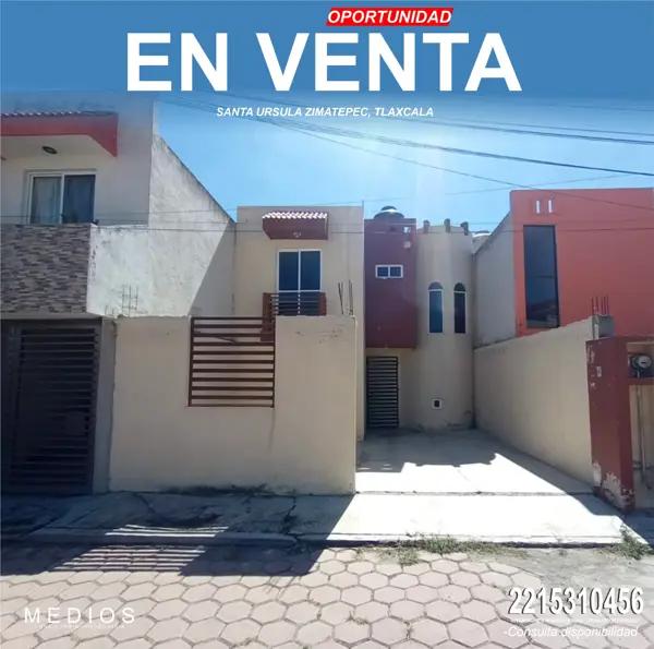 OPORTUNIDAD CASA EN LIQUIDACION EN SANTA URSULA ZIMATEPEC, TLAXCALA, SOLO CONTADO