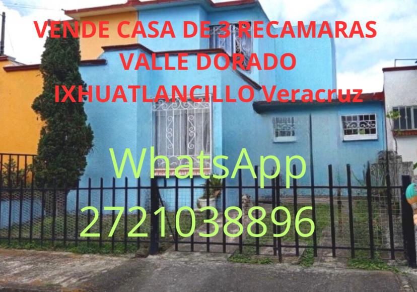 Foto 0 de VENDE CASA DE 3 RECAMARAS VALLE DORADO
IXHUATLANCILLO Veracruz $1’380,000.00 | Id nn-gqb918