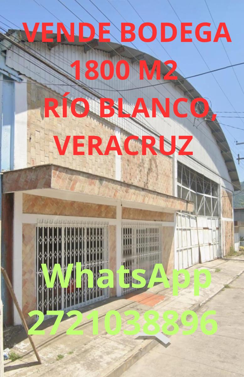 Foto 0 de Vende Bodega 1800 m² Excelente Ubicación en Río Blanco, Veracruz Rápido Acceso a la Autopista. | Id nn-gqb924
