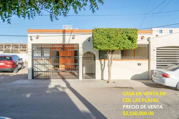 Casa en venta en Las Plazas, Hermosillo, Sonora