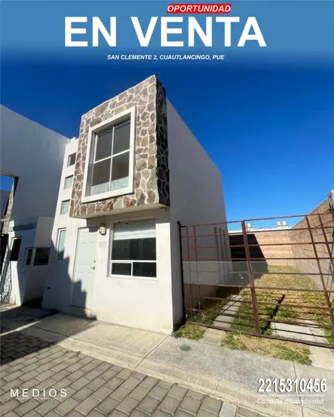 CASA EN LIQUIDACION CON AMPLIO JARDIN EN SAN CLEMENTE 2, PUEBLA, NEGOCIABLE, SOLO CONTADO