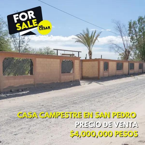 CASA EN VENTA SAN PEDRO
