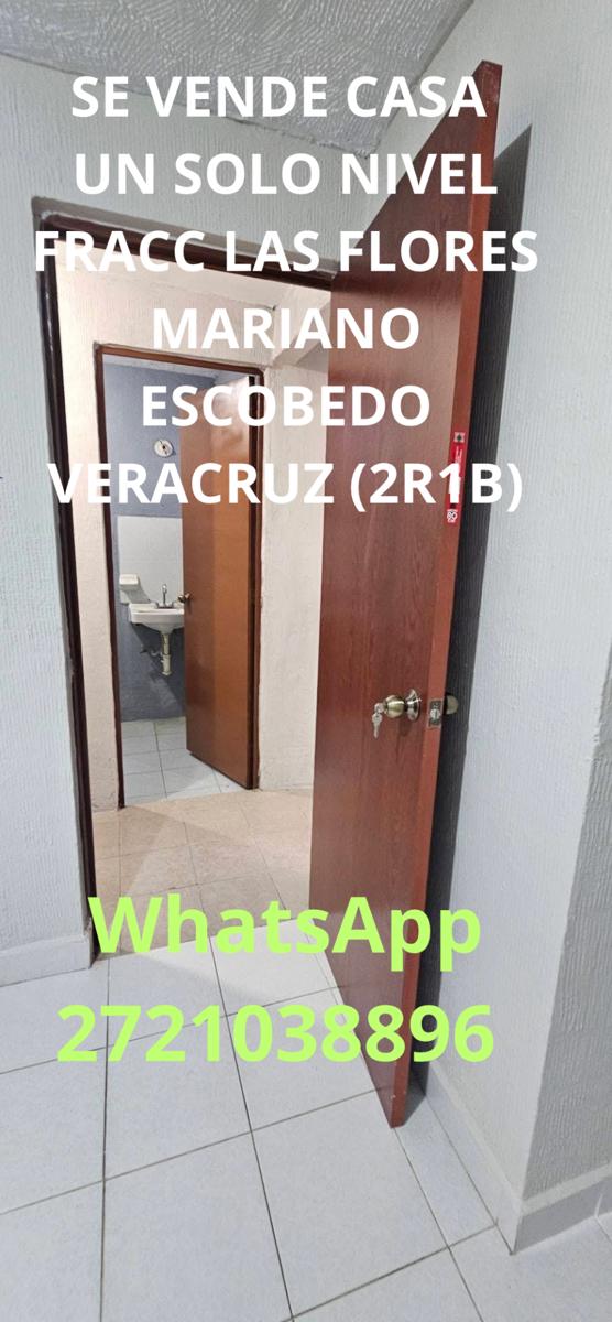Foto 0 de VENDE CASA UN SOLO NIVEL FRACC LAS FLORES
Mariano Escobedo VERACRUZ (2R1B) | Id nn-gqc677