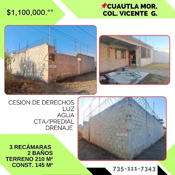 CASA EN CUAUTLA MORELOS
CESION DE DERECHOS CASA EN CUAUTLA MORELOS
CESION DE DERECHOS