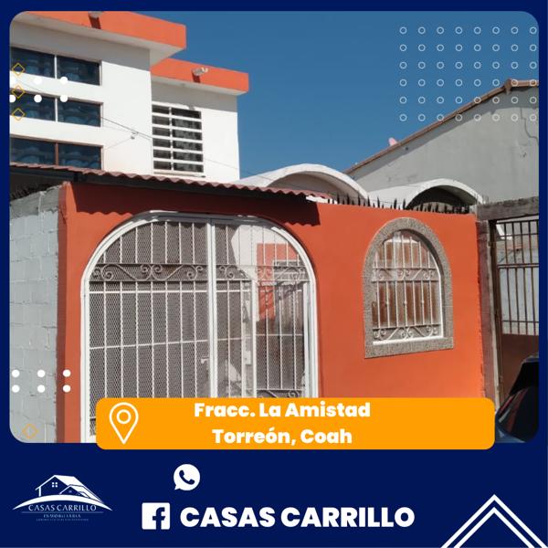 Casa en venta en Amistad, Torreón, Coahuila de Zaragoza Casa en venta en Amistad, Torreón, Coahuila de Zaragoza