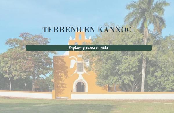 Terreno en venta en Kanxoc, Valladolid, Yucatán