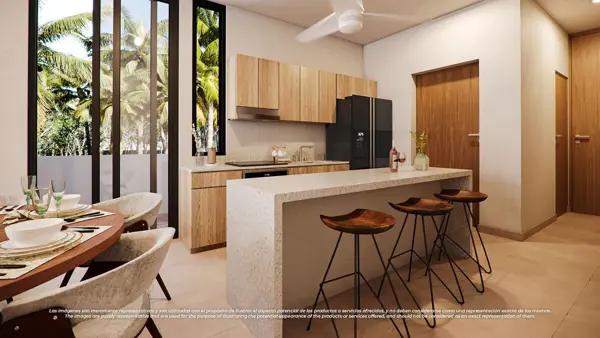 Departamento en venta  chelem puerto merida