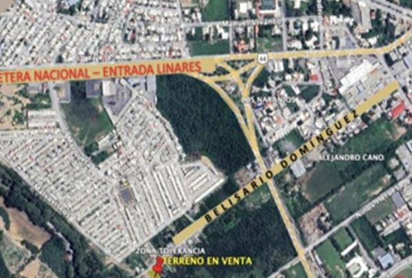 Terreno en venta en Ave. Modesto Galván en Linares