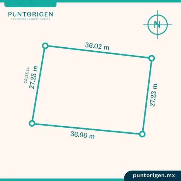 Terreno en venta en merida , conkal