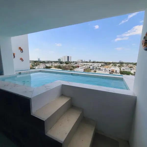 Penthouse de 3 recamaras en White West en venta, montebello,  merida, yuc
