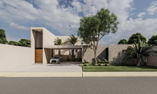 Venta casa con amplio jardin y alberca, dzitya