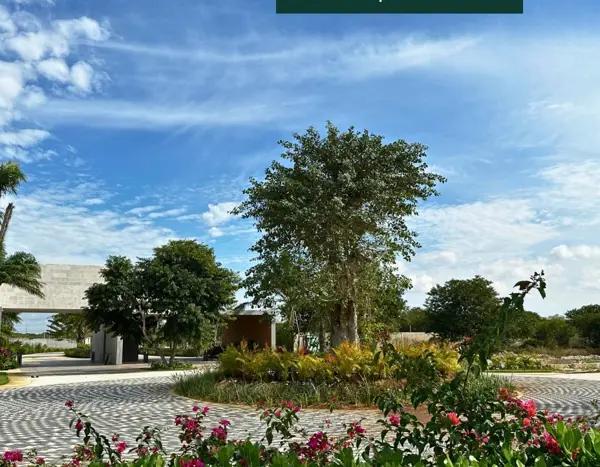 Lote  en venta  con amenidades sobre  carretera merida-progreso