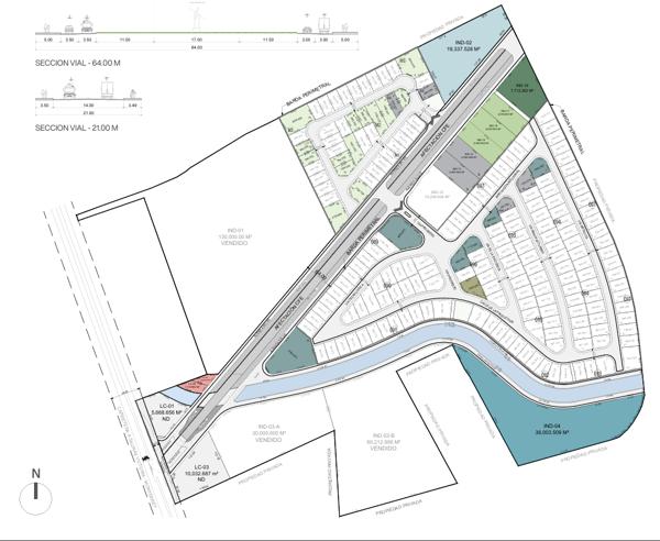 Terreno Industrial en venta en Satélite del Norte en Salinas Victoria