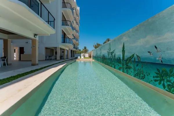 Departamento planta baja amueblado entrega inmediata playa chicxulub merida