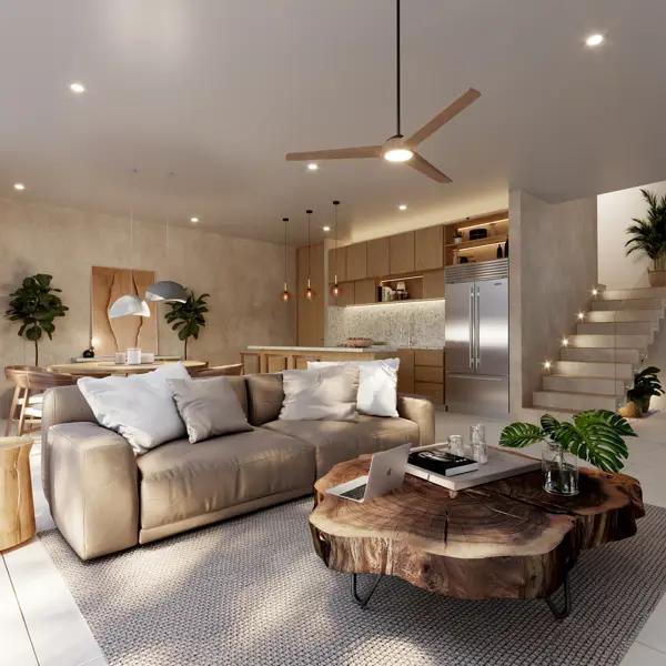 Villa en venta con 3 habitaciones en zona norte de merida cholul