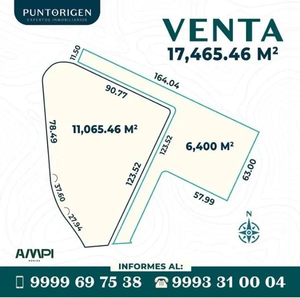 Terreno en venta sobre avenida y glorieta cd caucel oportunidad inversionistas