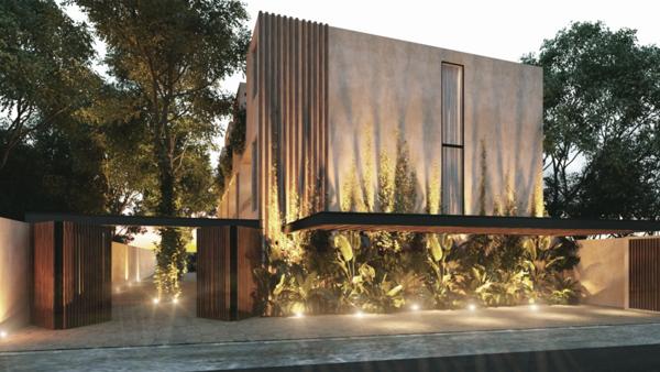 Townhouse moderno en preventa  de 3 niveles con alberca merida yucatan
