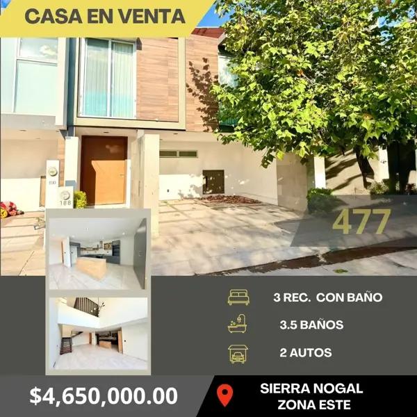CASA EN VENTA EN SIERRA NOGAL