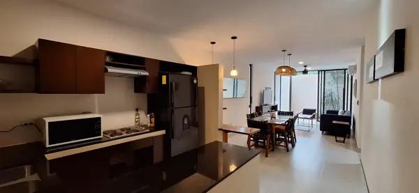 Departamento en venta  amueblado en  Santa Gertrudis Copó Mérida Yucatan