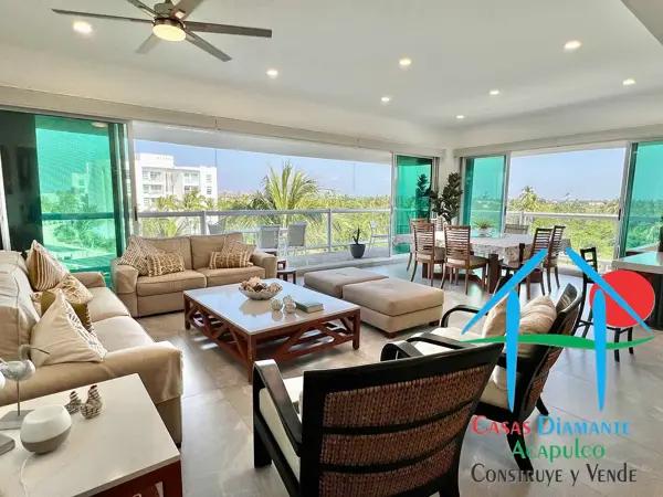 Depa en renta vacacional para 8 personas. 2 recámaras, terraza con vista al campo de golf Depa en renta vacacional para 8 personas. 2 recámaras, terraza con vista al campo de golf