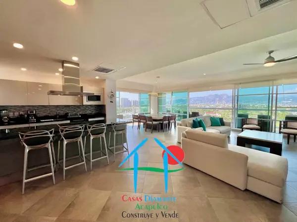 Depa de 3 recámaras con terraza y vista al campo de golf Depa de 3 recámaras con terraza y vista al campo de golf