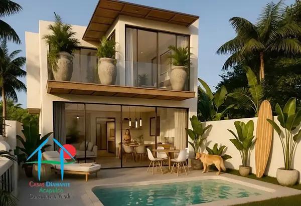Casa en preventa con 4 recámaras y terraza con alberca privada