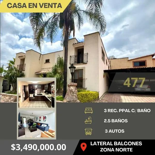 CASA EN VENTA EN LATERAL DE BALCONES CASA EN VENTA EN LATERAL DE BALCONES