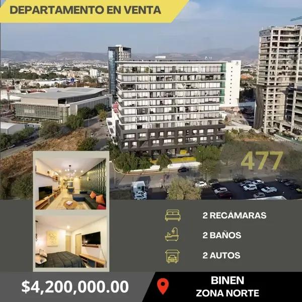 DEPARTAMENTO EN VENTA EN TORRE BINEN