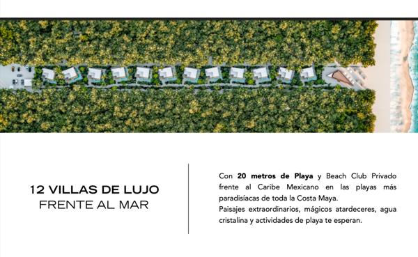 Venta Villa de Lujo en Mahahual Quintana Roo en venta Modelo Fraccional TROBBU