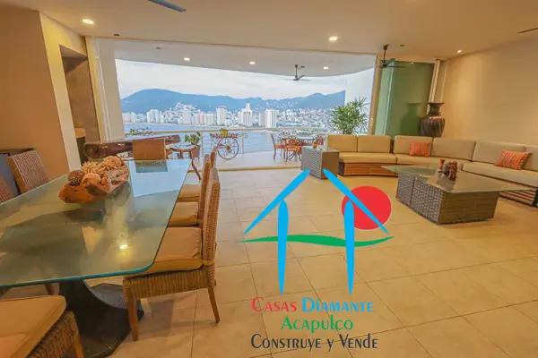 Depa en renta vacacional para 12 personas. Con 3 recámaras y terraza con vista al mar Depa en renta vacacional para 12 personas. Con 3 recámaras y terraza con vista al mar
