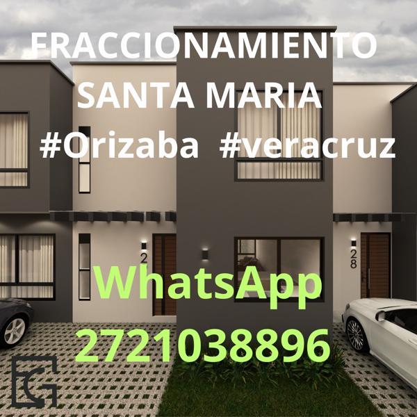 FRACCIONAMIENTO SANTA MARIA 
Nte 13 #Orizaba  #veracruz