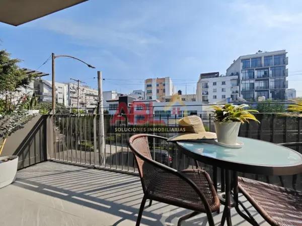 Departamento Amueblado en Renta con Balcón y Patio Privado en Narvarte