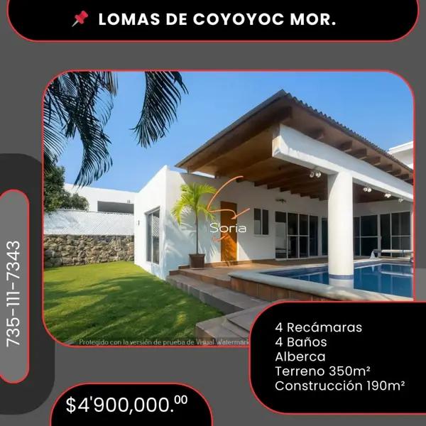 CASA EN LOMAS DE COCOYOC