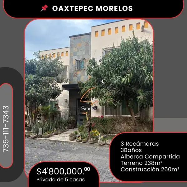 CASA EN OAXTEPEC MORELOS