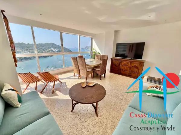 Departamento en venta con 2 recámaras y vista a la bahía de Puerto Marqués Departamento en venta con 2 recámaras y vista a la bahía de Puerto Marqués