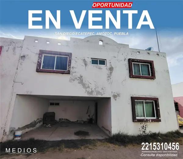 REMATE DE CASA CON JARDIN CERCA AL CENTRO DE CHACHAPA, PUEBLA, PRECIO NEGOCIABLE, SOLO CONTADO