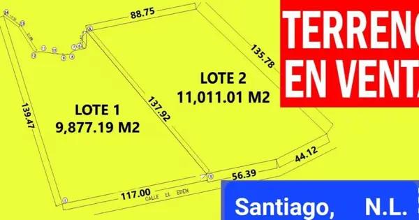 TERRENO EN VENTA EN ZONA SANTIAGO