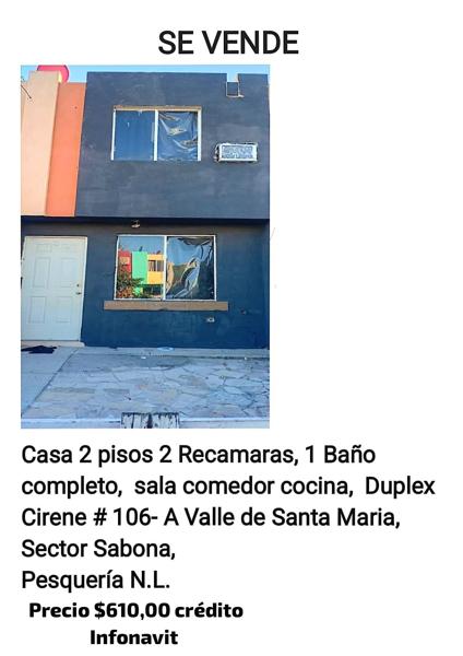 Casa en venta en Valle de Santa María, ideal para familias, Pesquería, Nuevo León