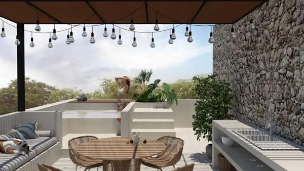 DEPARTAMENTO EN VENTA EN MERIDA, PLANTA BAJA  DZITYA