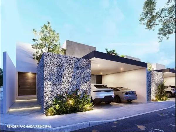 EN VENTA CASA DE TRES RECAMARAS EN CHOLUL, MÉRIDA.