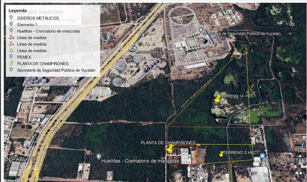 TERRENO DE 14 HECTAREAS EN VENTA IDEAL PARA DESARROLLAR Y FRAGMENTAR, MÉRIDA YUC