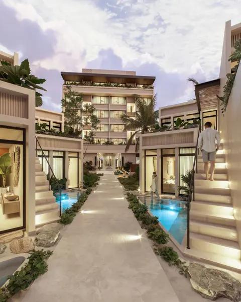 Departamentos en venta frente al mar en Sisal, Yucatan