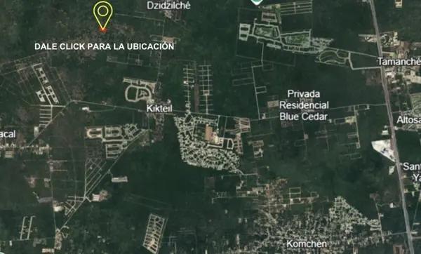 TERRENO A 600 MTS DE CALLE PAVIMENTADA EN VENTA EN KOMCHEN MERIDA YUCATAN