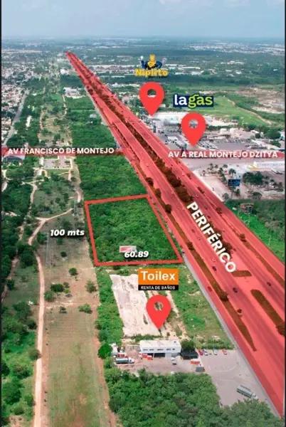 TERRENO EN RENTA SOBRE EL PERIFERICO, FRANCISCO DE MONTEJO, MERIDA TERRENO EN RENTA SOBRE EL PERIFERICO, FRANCISCO DE MONTEJO, MERIDA