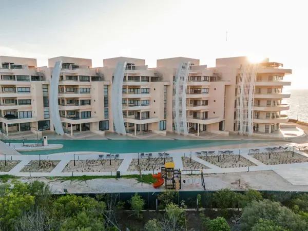 DEPARTAMENTO FRENTE AL MAR EN VENTA EN TELCHAC PUERTO YUCATÁN