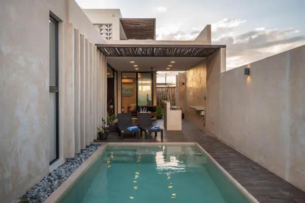 Casa en venta en la playa a 100 en San Benito, Yucatán