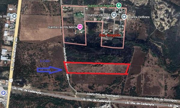 TERRENO EN VENTA LAS PALMAS CADEREYTA TERRENO EN VENTA LAS PALMAS CADEREYTA