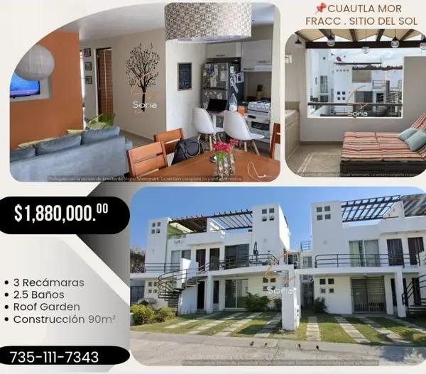 DEPARTAMENTO EN RENTA PLANTA ALTA

FRACCIONAMIENTO SITIO DEL SOL CUAUTLA MORELOS
