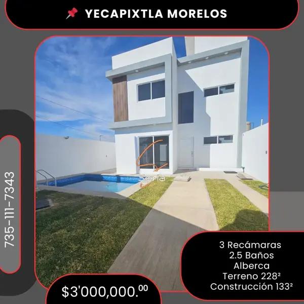 CASA EN YECAPLIXTLA MORELOS